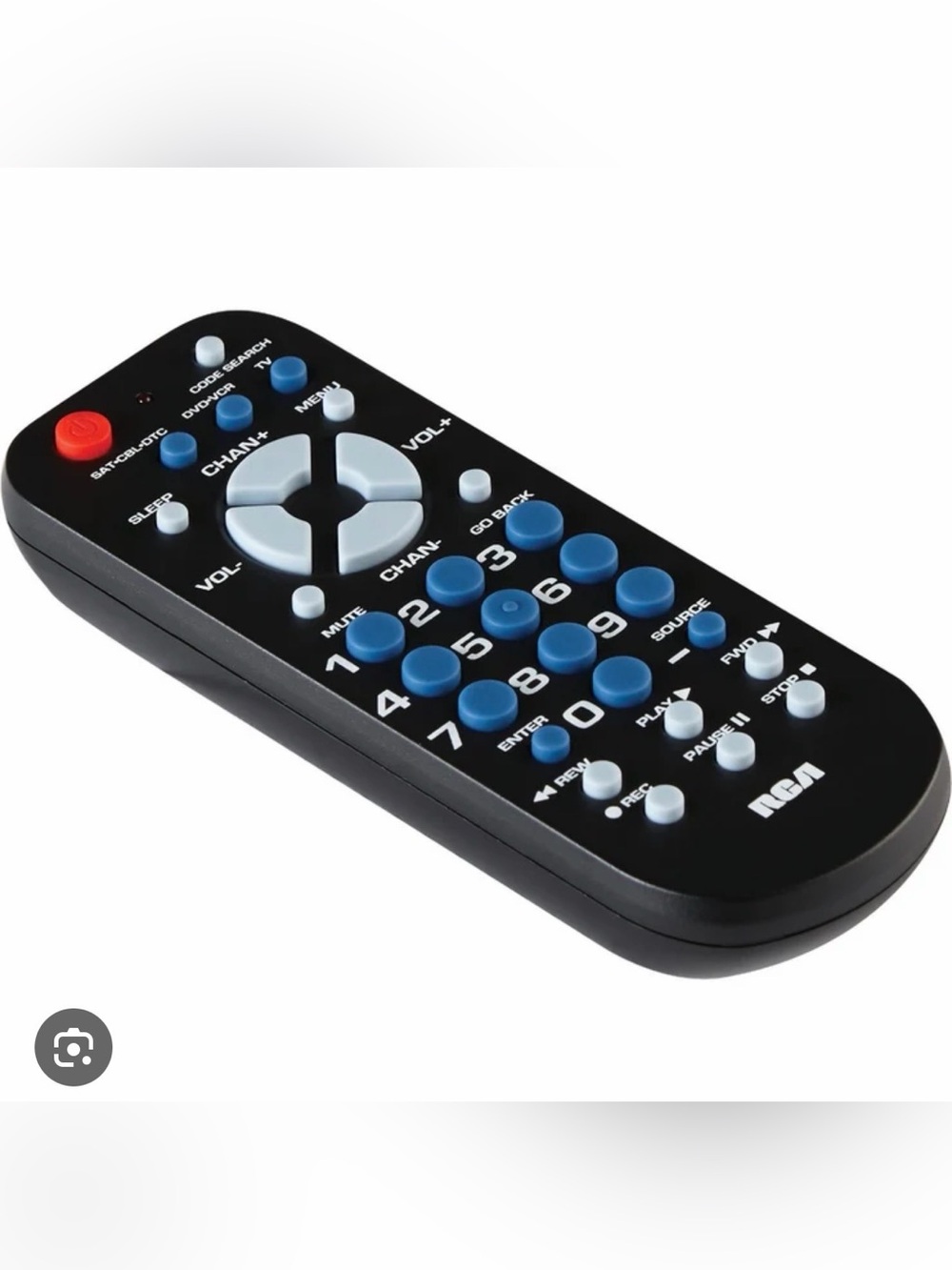 New RCA Black & Blue Universal Remote Control